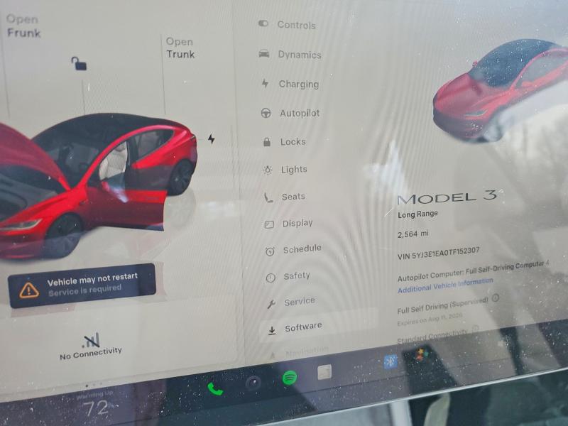Продажа на аукционе авто 2026 Tesla Model 3, vin: 5YJ3E1EA0TF152307, номер лота: 46582746