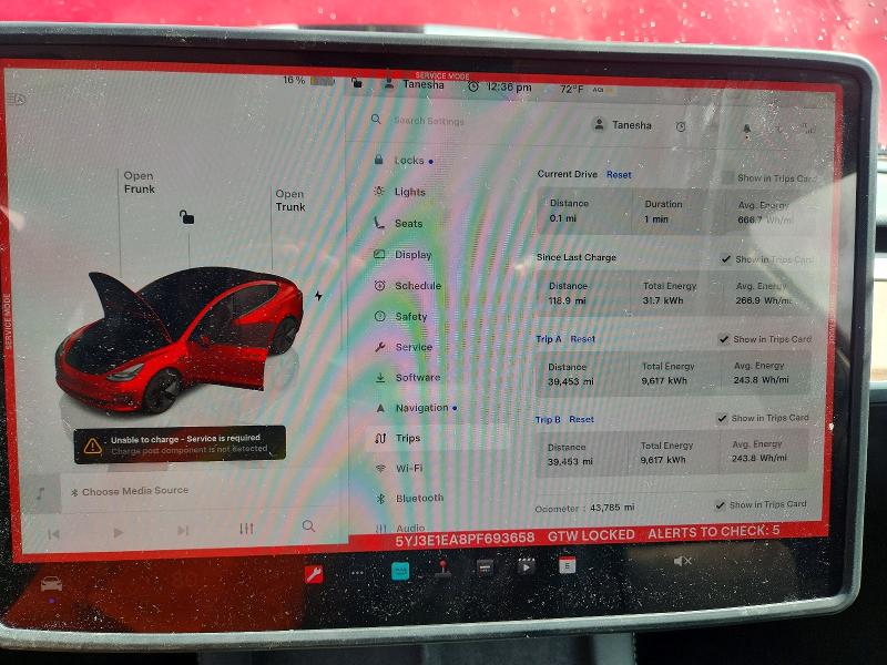 79531095 :رقم المزاد ، 5YJ3E1EA8PF693658 vin ، 2023 Tesla Model 3 مزاد بيع