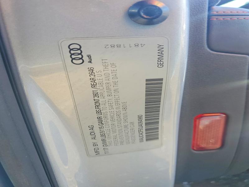 79426285 :رقم المزاد ، WAUC4CF50JA064960 vin ، 2018 Audi S5 مزاد بيع