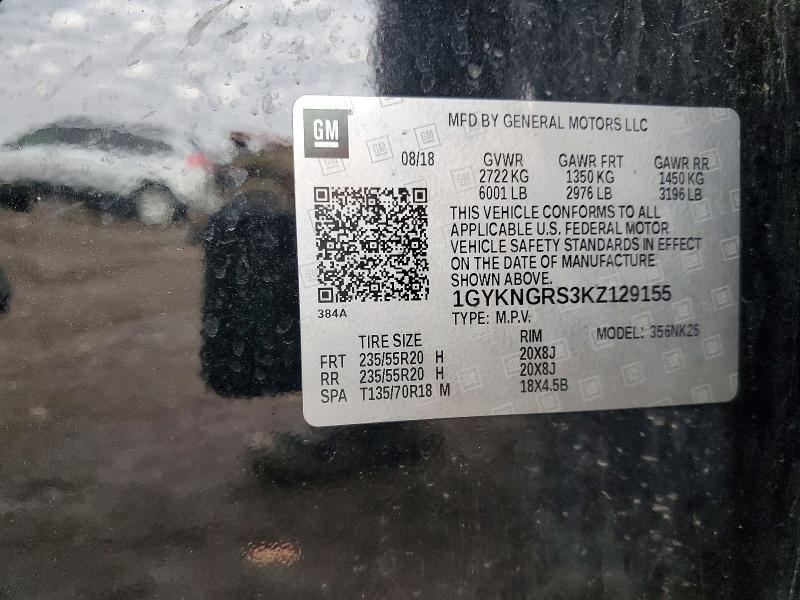 Aukcja sprzedaży 2019 Cadillac Xt5, vin: 1GYKNGRS3KZ129155, numer aukcji: 46237876