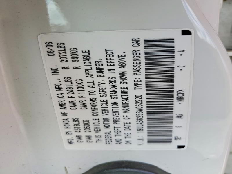 Продажа на аукционе авто 2006 Acura 3.2tl, vin: 19UUA66256A062220, номер лота: 79929085