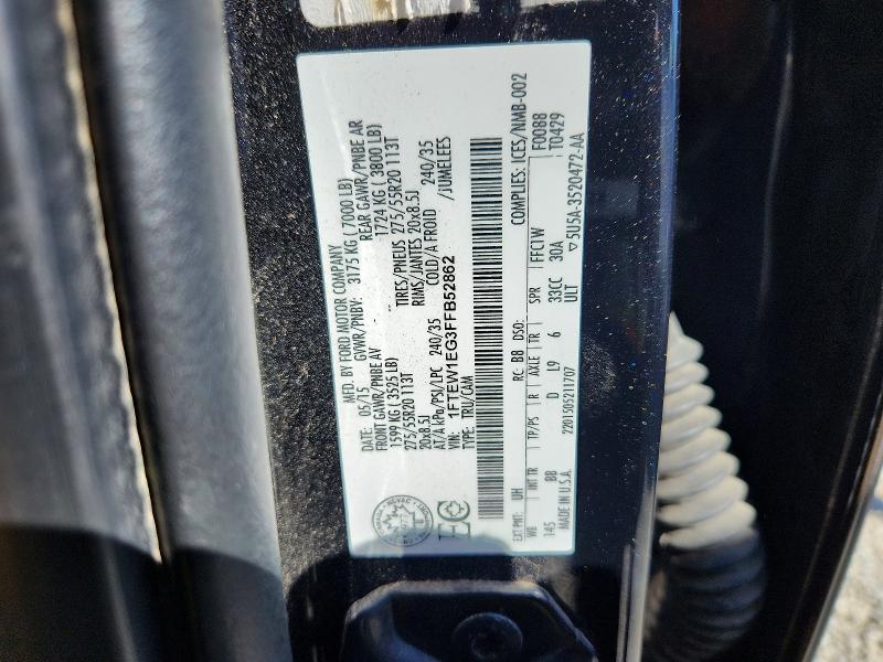 Aukcja sprzedaży 2015 Ford F150, vin: 1FTEW1EG3FFB52862, numer aukcji: 42012936