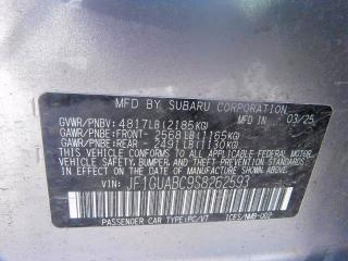 Auction sale of the 2025 Subaru Impreza, vin: JF1GUABC9S8262593, lot number: 47283196