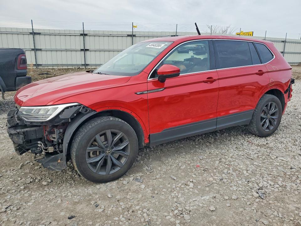 45648386 :رقم المزاد ، 3VV2B7AX8NM125325 vin ، 2022 Volkswagen Tiguan مزاد بيع