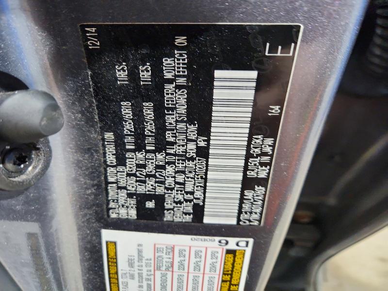 Aukcja sprzedaży 2015 Lexus Gx 460, vin: JTJBM7FX1F5102037, numer aukcji: 47702456