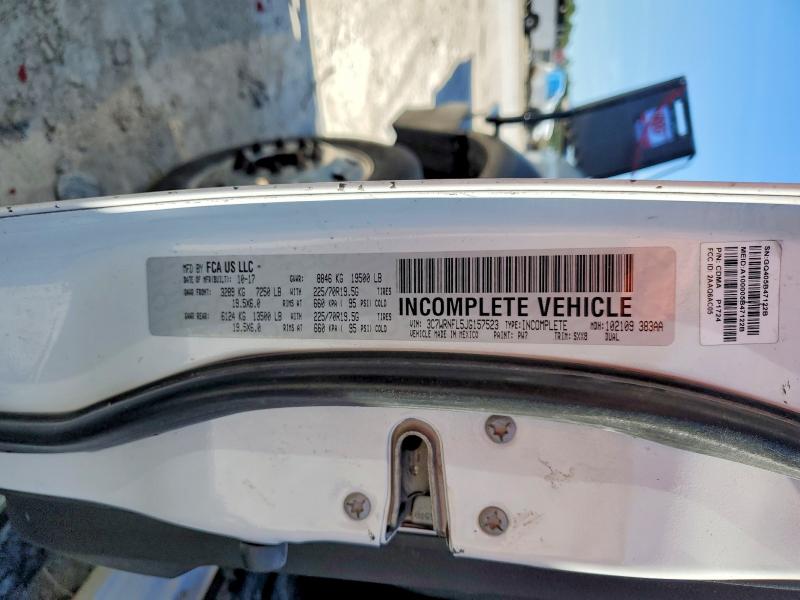 Продажа на аукционе авто 2018 Ram 5500, vin: 3C7WRNFL5JG157523, номер лота: 46083586