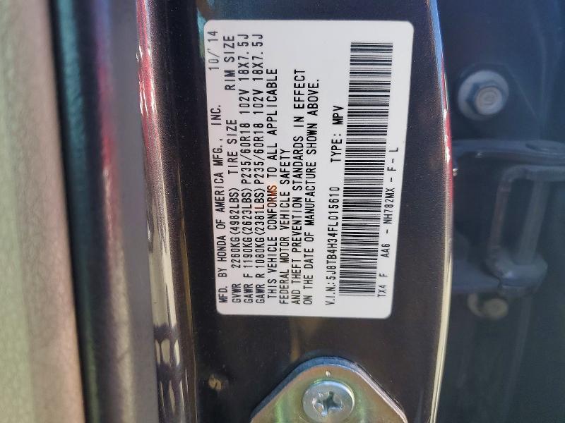 Продаж на аукціоні авто 2015 Acura Rdx, vin: 5J8TB4H34FL015610, номер лоту: 47274906