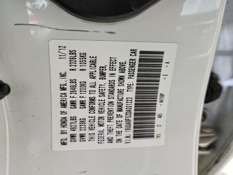 Aukcja sprzedaży 2013 Acura Tl, vin: 19UUA9F52DA001223, numer aukcji: 41644596
