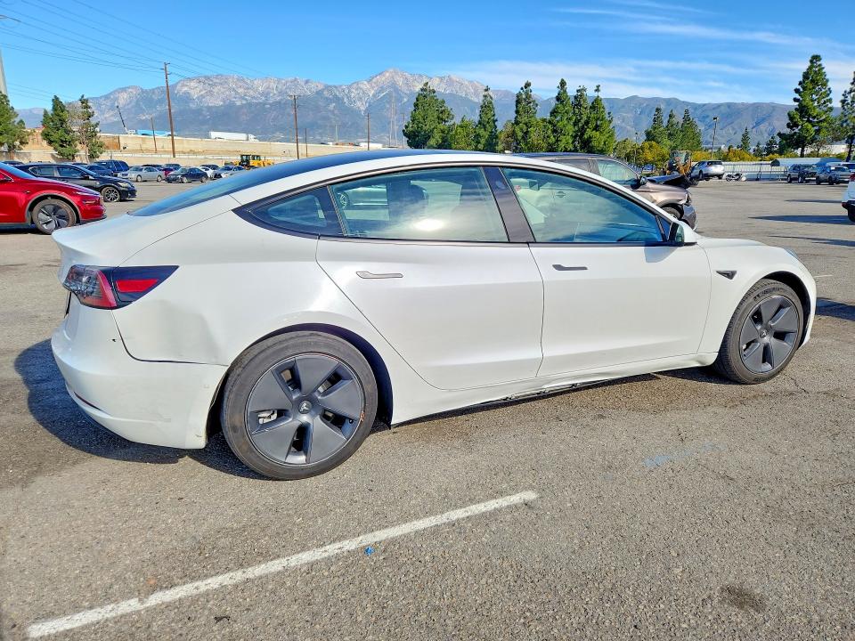 2022 Tesla Model 3 მანქანა იყიდება აუქციონზე, vin: 5YJ3E1EA9NF157153, აუქციონის ნომერი: 41609716