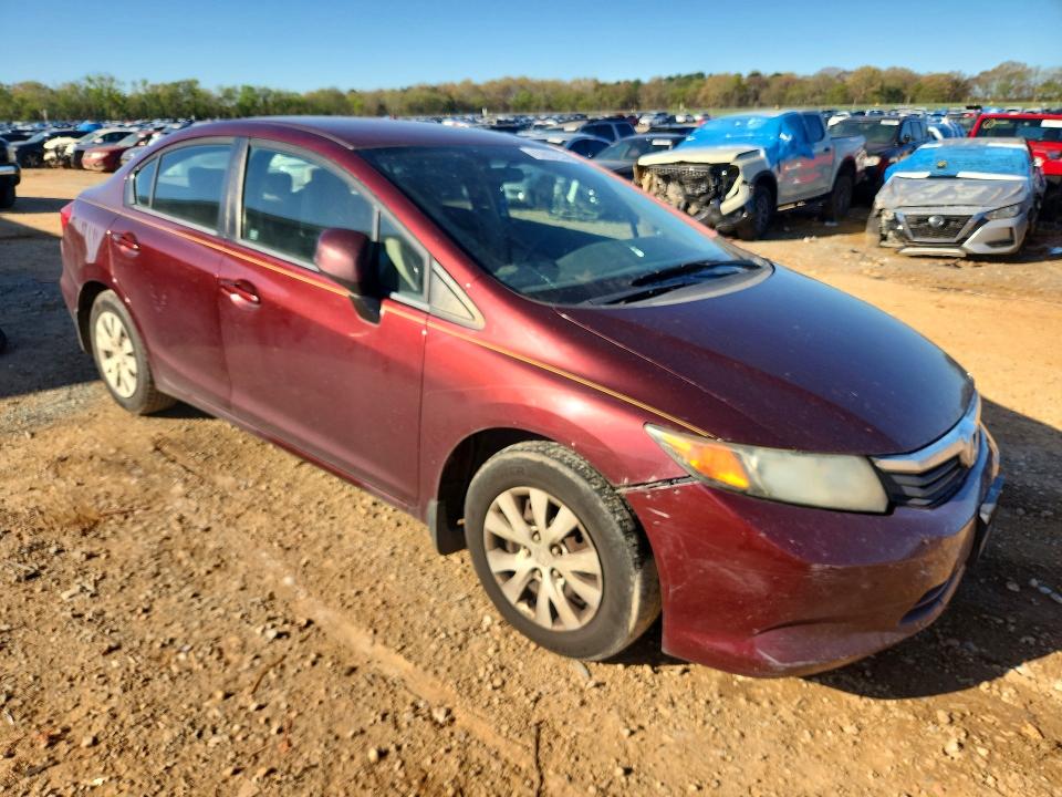 45605776 :رقم المزاد ، 19XFB2F52CE031457 vin ، 2012 Honda Civic مزاد بيع