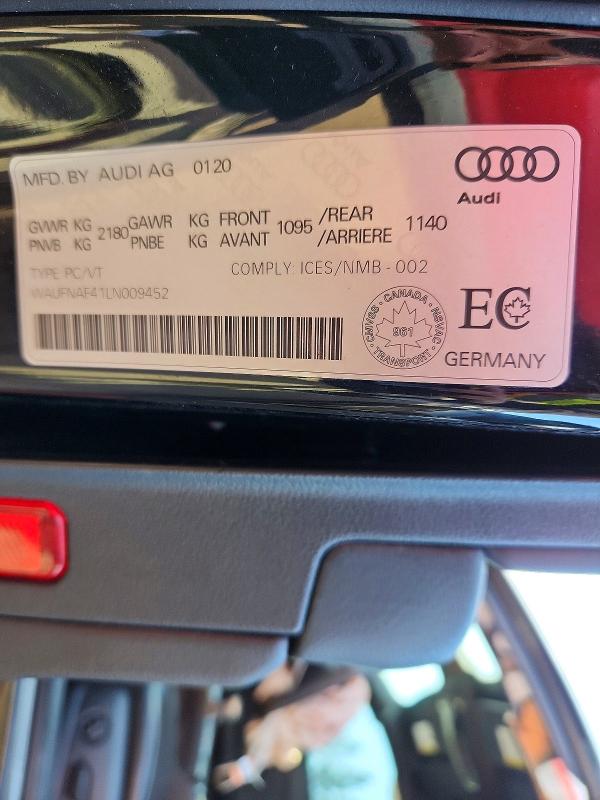 Aukcja sprzedaży 2020 Audi A4, vin: WAUFNAF41LN009452, numer aukcji: 46472636