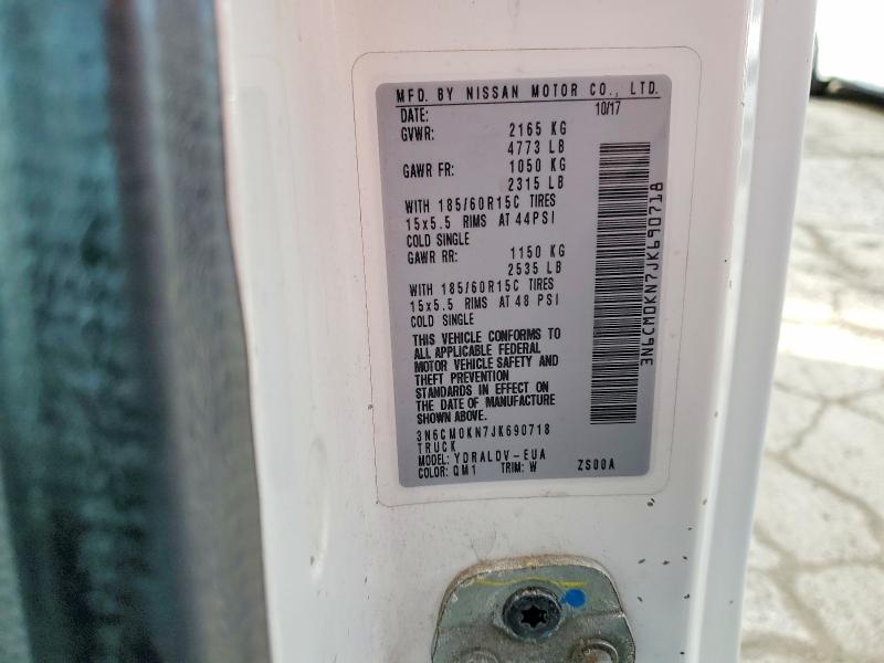 2018 Nissan Nv200 მანქანა იყიდება აუქციონზე, vin: 3N6CM0KN7JK690718, აუქციონის ნომერი: 46281506