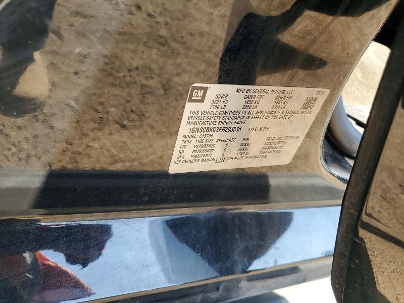 2015 Chevrolet Tahoe მანქანა იყიდება აუქციონზე, vin: 1GNSCBKC3FR293536, აუქციონის ნომერი: 46739016