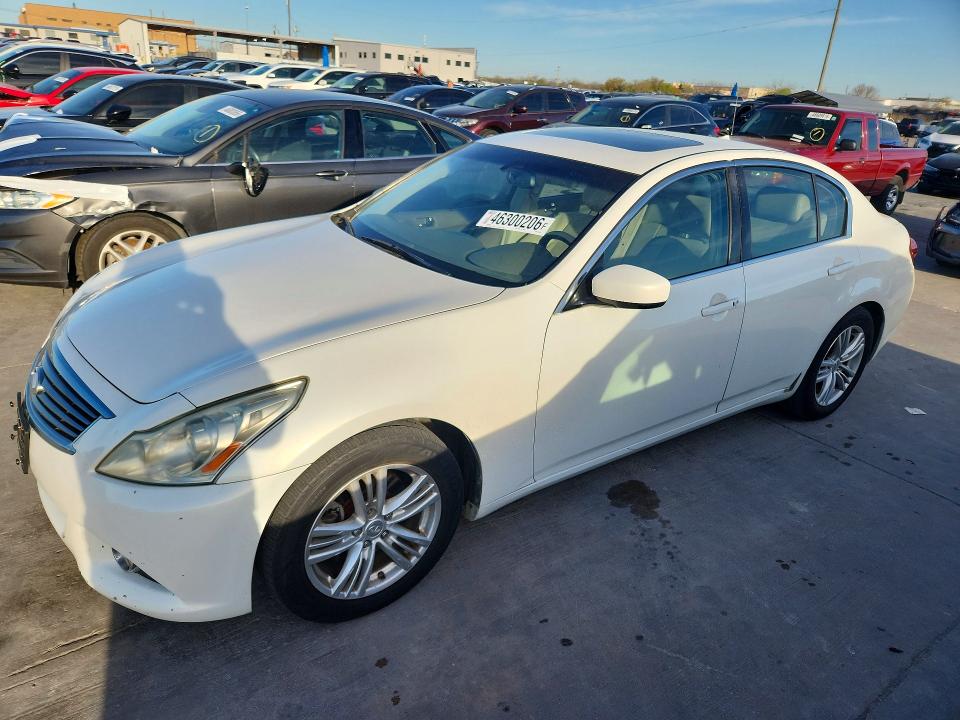 Auction sale of the 2011 Infiniti G25 Sedan, vin: JN1DV6APXBM830193, lot number: 46300206
