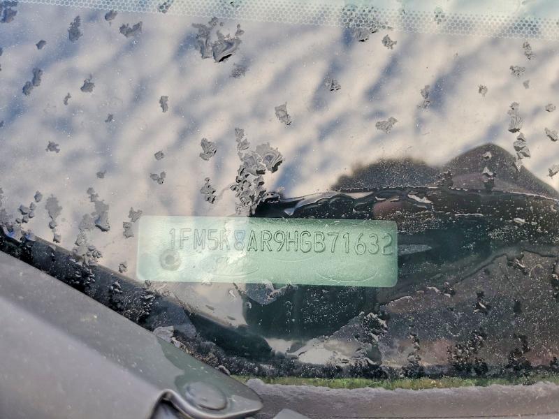 42078306 :رقم المزاد ، 1FM5K8AR9HGB71632 vin ، 2017 Ford Explorer مزاد بيع