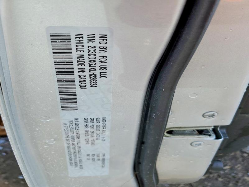 46535906 :رقم المزاد ، 2C3CDXGJXLH226334 vin ، 2020 Dodge Charger مزاد بيع