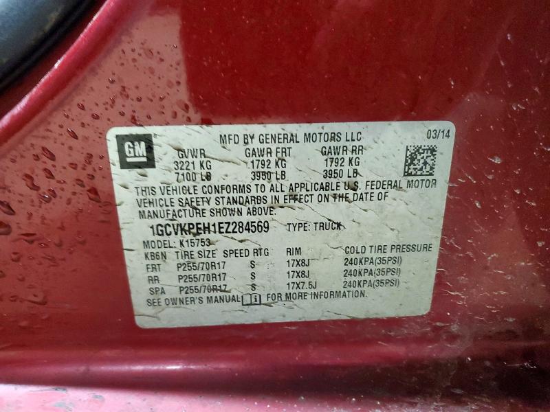 Aukcja sprzedaży 2014 Chevrolet Silverado, vin: 1GCVKPEH1EZ284569, numer aukcji: 79632895