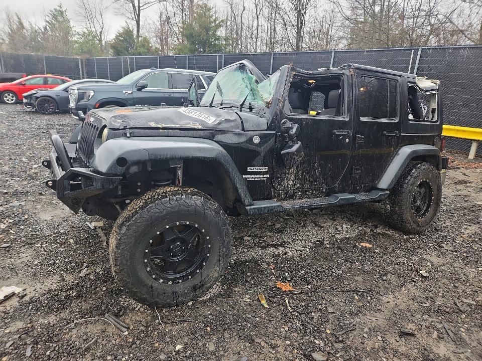 2016 Jeep Wrangler Unlimited მანქანა იყიდება აუქციონზე, vin: 1C4BJWDG5GL260435, აუქციონის ნომერი: 45817616