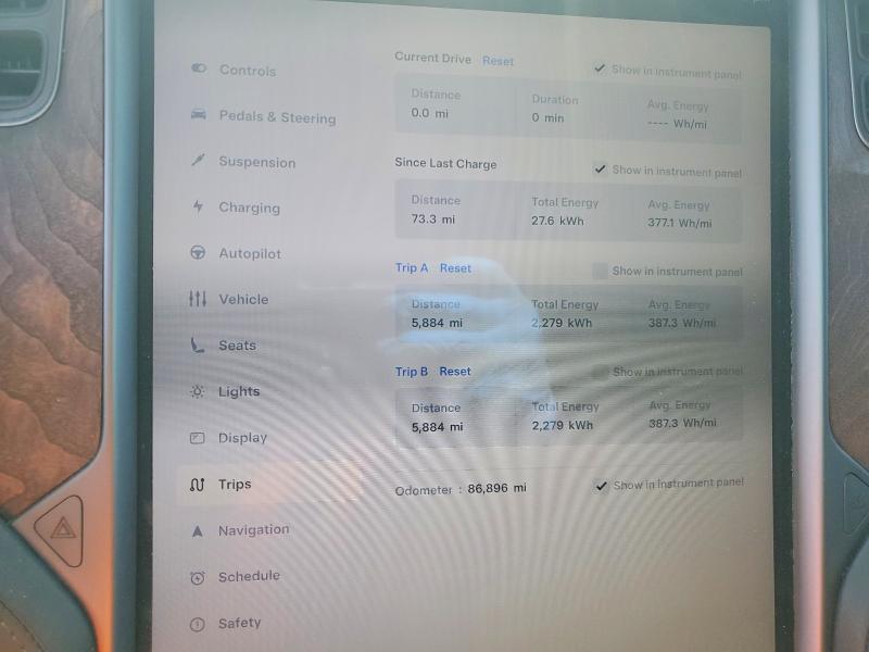 46997126 :رقم المزاد ، 5YJXCBE27KF163048 vin ، 2019 Tesla Model X مزاد بيع