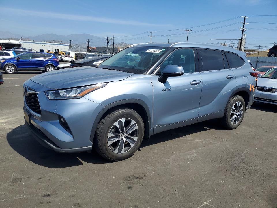 47776286 :رقم المزاد ، 5TDHBRCH0LS006949 vin ، 2020 Toyota Highlander Hybrid مزاد بيع