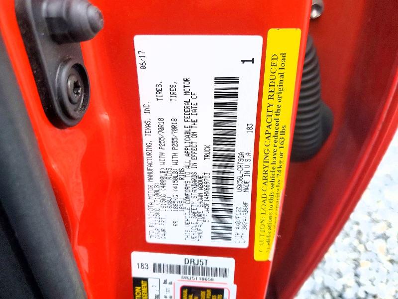 Aukcja sprzedaży 2017 Toyota Tundra, vin: 5TFUW5F14HX669713, numer aukcji: 41925756