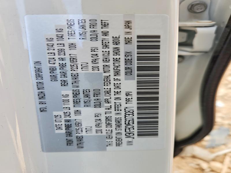 Aukcja sprzedaży 2025 Mazda Cx-5, vin: JM3KFBCM5S0730871, numer aukcji: 47898066
