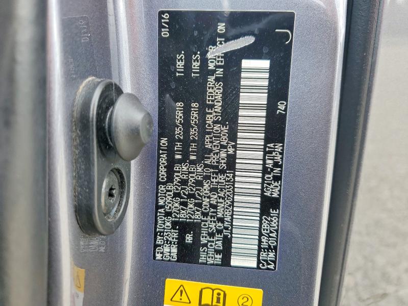 Aukcja sprzedaży 2016 Lexus Nx 200t, vin: JTJYARBZ9G2031341, numer aukcji: 47545116