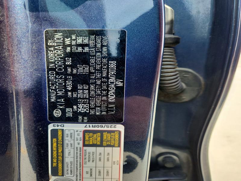 Aukcja sprzedaży 2021 Kia Sportage, vin: KNDPM3AC8M7901868, numer aukcji: 47726596