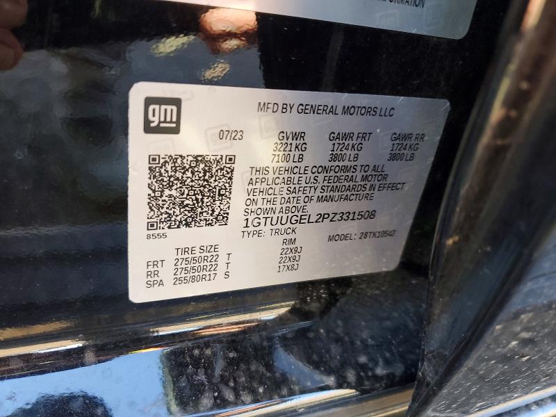 Aukcja sprzedaży 2023 Gmc Sierra, vin: 1GTUUGEL2PZ331508, numer aukcji: 46844826
