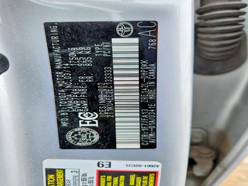 Aukcja sprzedaży 2014 Toyota Matrix, vin: 2T1KU4EE2EC133333, numer aukcji: 78740415