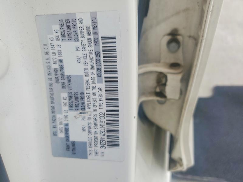 Aukcja sprzedaży 2018 Mazda 3, vin: 3MZBN1W30JM181002, numer aukcji: 47524116