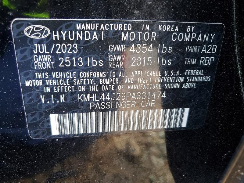 Продажа на аукционе авто 2023 Hyundai Sonata, vin: KMHL44J29PA331474, номер лота: 47046896