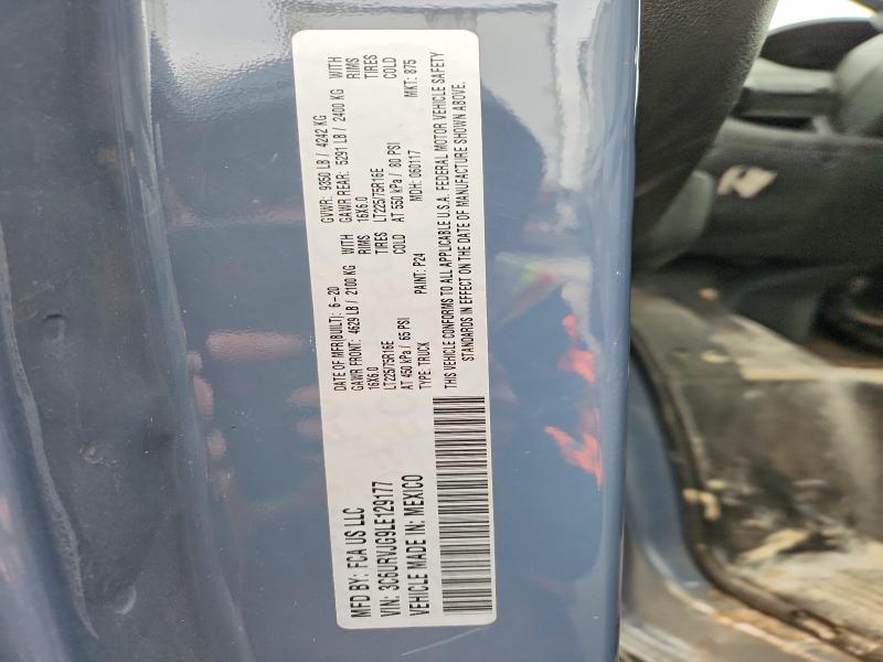 Aukcja sprzedaży 2020 Ram Promaster 3500, vin: 3C6URVJG9LE129177, numer aukcji: 54877276