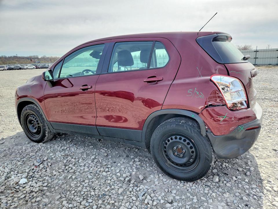 2016 Chevrolet Trax მანქანა იყიდება აუქციონზე, vin: 3GNCJKSB1GL260738, აუქციონის ნომერი: 47059096