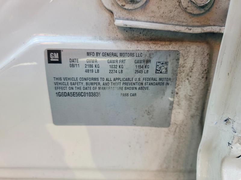 79411285 :رقم المزاد ، 1G6DA5E56C0103835 vin ، 2012 Cadillac Cts مزاد بيع