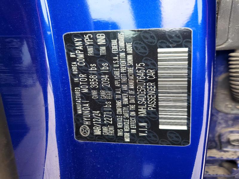 Продаж на аукціоні авто 2024 Hyundai Elantra, vin: KMHLS4DG5RU764675, номер лоту: 46713116