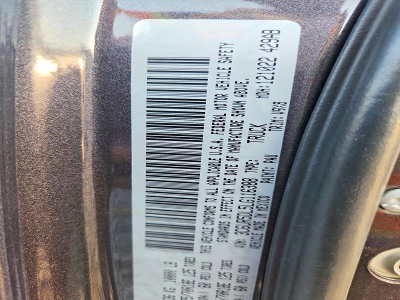 Продаж на аукціоні авто 2020 Ram 2500, vin: 3C6UR5DL5LG116388, номер лоту: 46338756