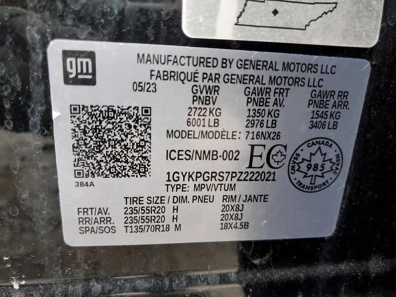 Продажа на аукционе авто 2023 Cadillac Xt6, vin: 1GYKPGRS7PZ222021, номер лота: 45503376