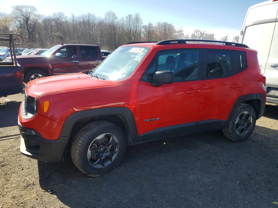 2016 Jeep Renegade მანქანა იყიდება აუქციონზე, vin: ZACCJBAT5GPD89575, აუქციონის ნომერი: 47353056