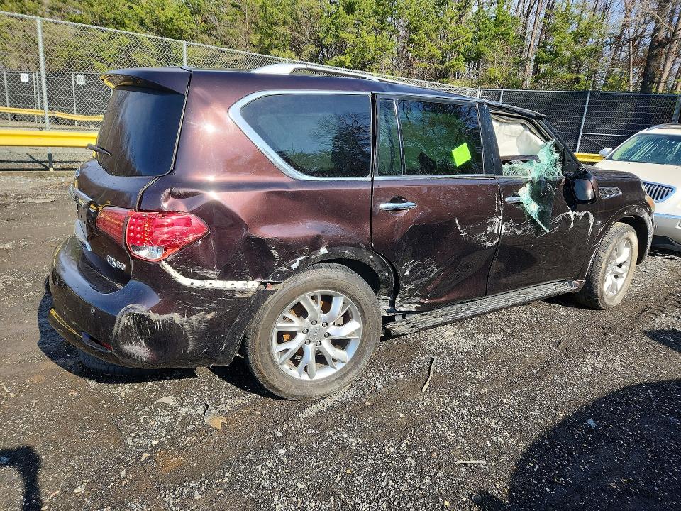 45485696 :رقم المزاد ، JN8AZ2NF8E9554168 vin ، 2014 Infiniti Qx80 مزاد بيع