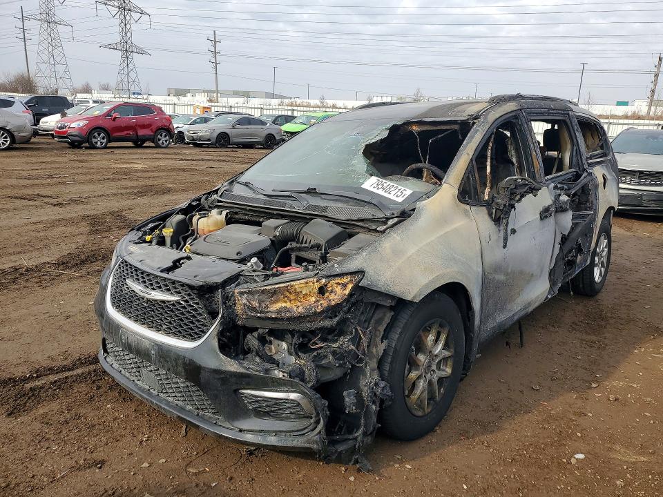 79548215 :رقم المزاد ، 2C4RC1BG1NR147133 vin ، 2022 Chrysler Pacifica مزاد بيع