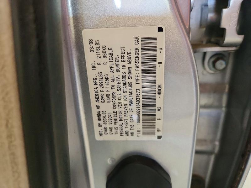 Aukcja sprzedaży 2008 Acura Tl, vin: 19UUA66218A037673, numer aukcji: 47554496