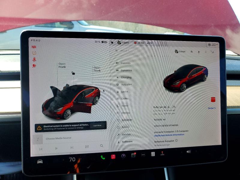 Продаж на аукціоні авто 2018 Tesla Model 3, vin: 5YJ3E1EB7JF146185, номер лоту: 46255466