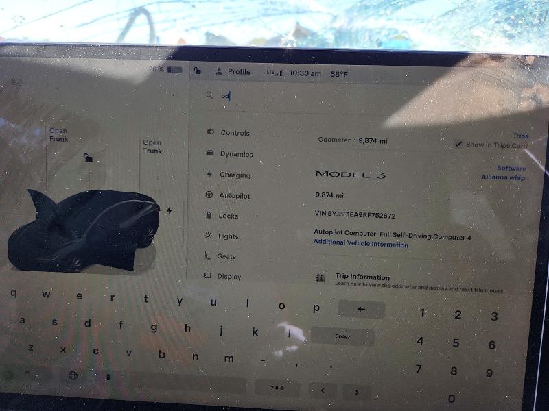 Продажа на аукционе авто 2024 Tesla Model 3, vin: 5YJ3E1EA9RF752672, номер лота: 46039006