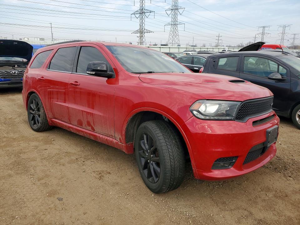 47630626 :رقم المزاد ، 1C4SDJCT4JC169835 vin ، 2018 Dodge Durango مزاد بيع