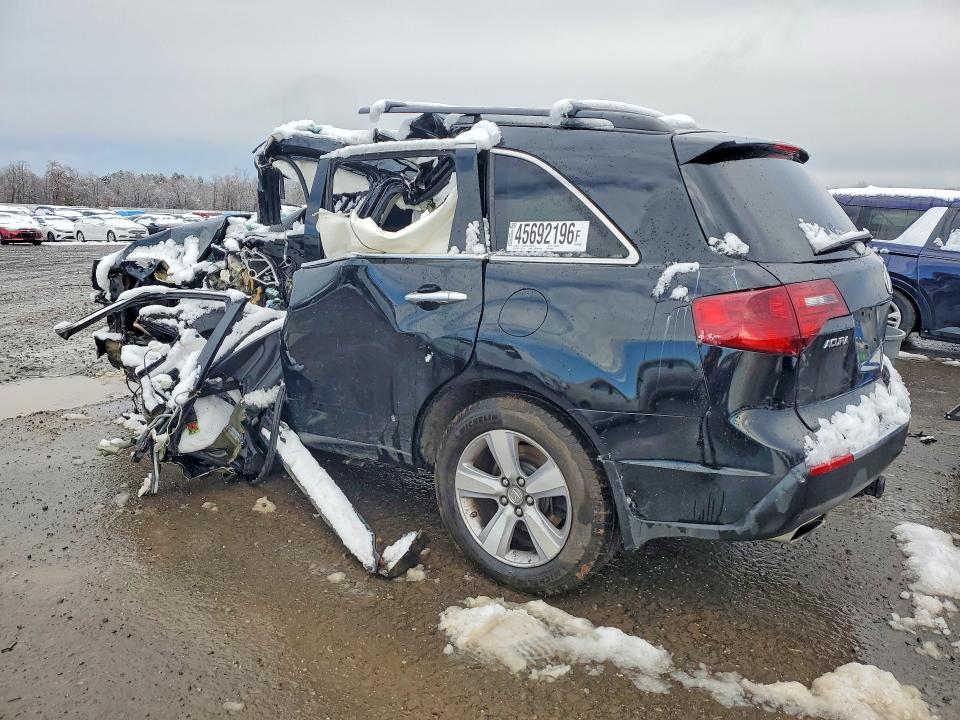 45692196 :رقم المزاد ، 2HNYD2H31CH525063 vin ، 2012 Acura Mdx مزاد بيع
