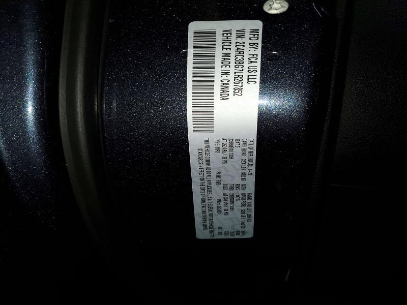79905095 :رقم المزاد ، 2C4RC3BG7LR267852 vin ، 2020 Chrysler Pacifica مزاد بيع