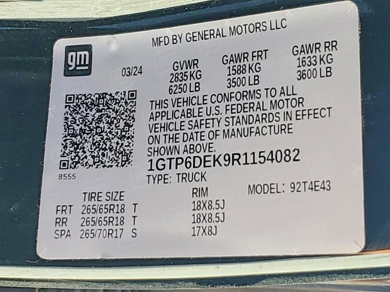 Продажа на аукционе авто 2024 Gmc Canyon, vin: 1GTP6DEK9R1154082, номер лота: 47624226