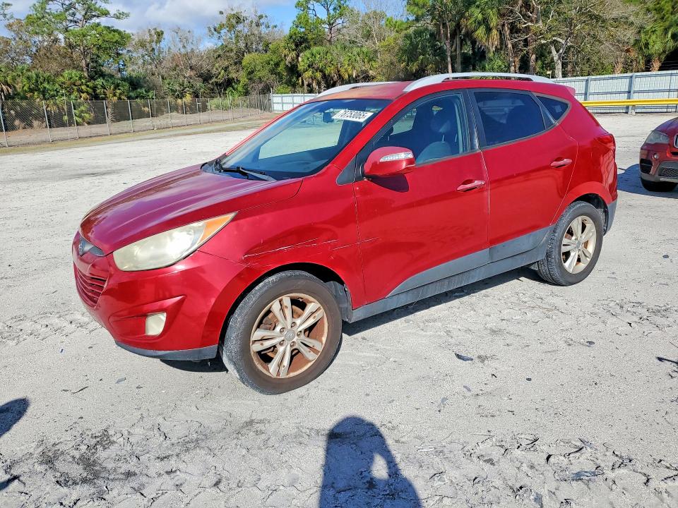 2013 Hyundai Tucson მანქანა იყიდება აუქციონზე, vin: KM8JU3AC8DU629180, აუქციონის ნომერი: 78753065