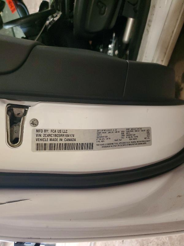 Продаж на аукціоні авто 2024 Chrysler Pacifica, vin: 2C4RC1BG5RR184174, номер лоту: 79474865